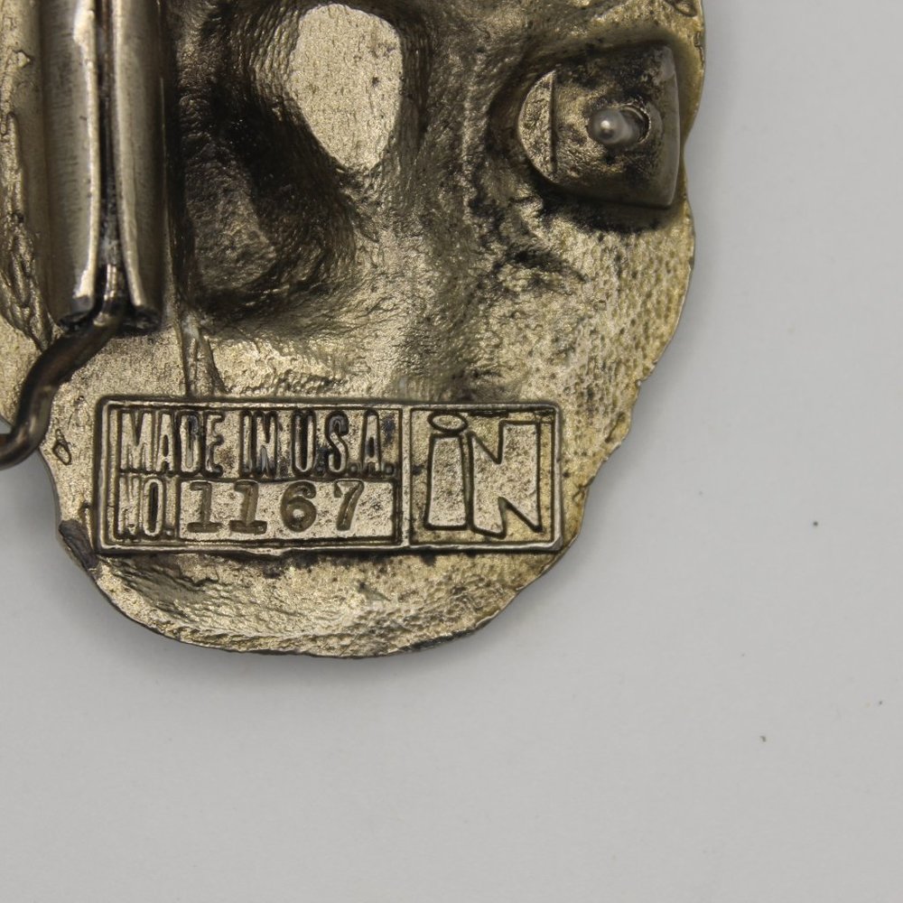 Vintage Horses' Butt Belt Buckle - Picture 4 of 4